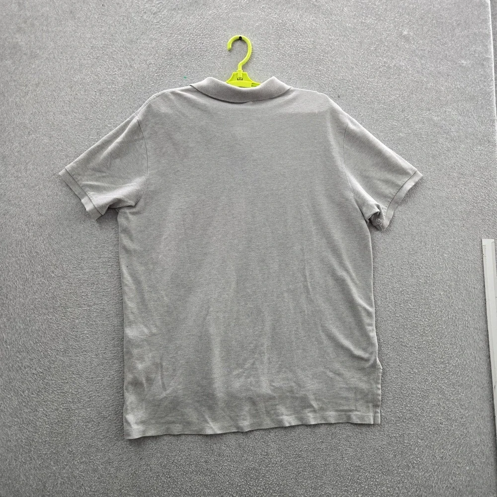 Polo Ralph Lauren Men Polo XL Gray Embroidered Pony Logo‎ Custom Short Sleeve
